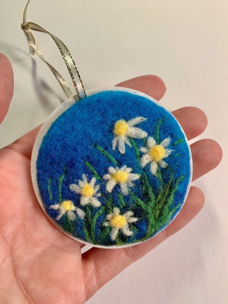 Needle-felted ornament class