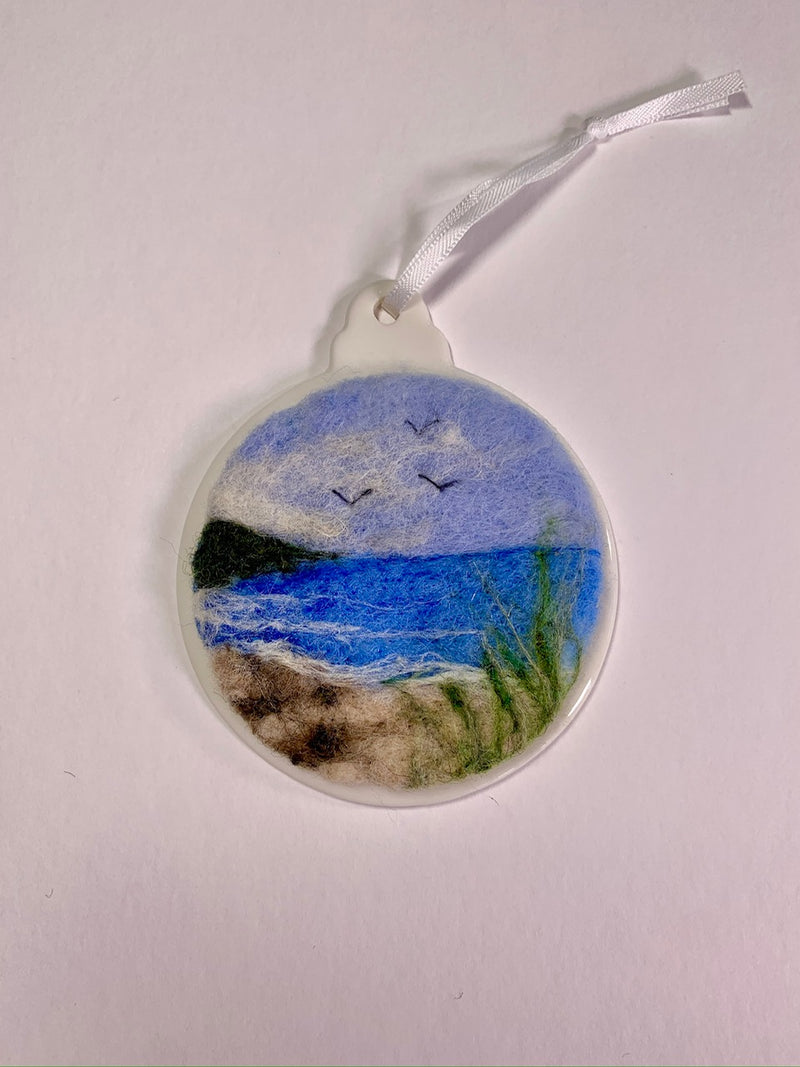 Needle-felted ornament class