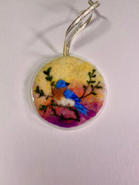 Needle-felted ornament class