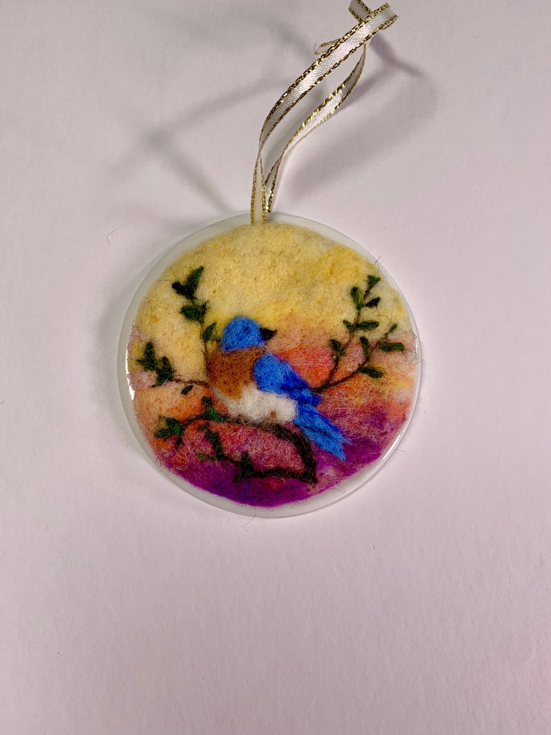 Needle-felted ornament class