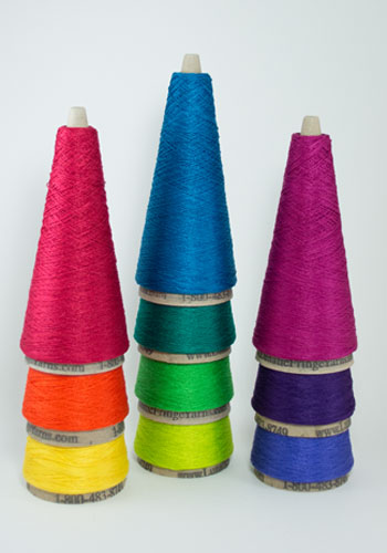 10/2 Lunatic Fringe Yarn 10 color gamp bright