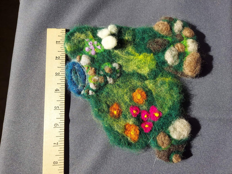 Needle Felted Fairy Garden