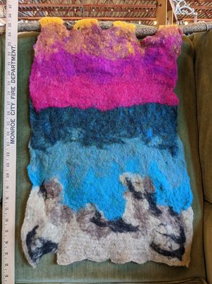 Water Colors with Wool - August 20, 2pm