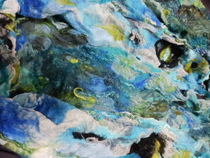 Nuno Felted Scarf on Silk Base Workshop