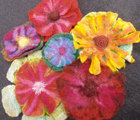 Wet Felted Flowers Workshop