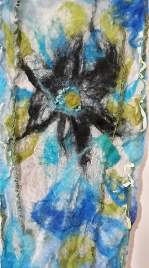 Felting on Silk (Nuno Felting) Scarf Workshop