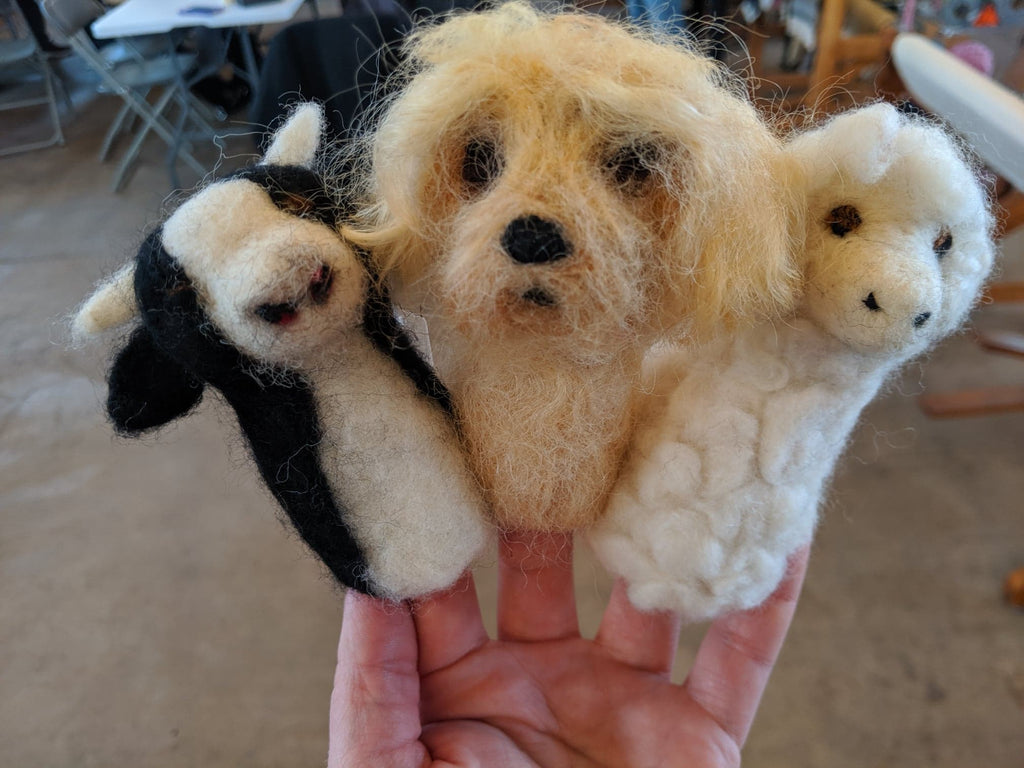 Needle Felted Animal Finger Puppet Workshop