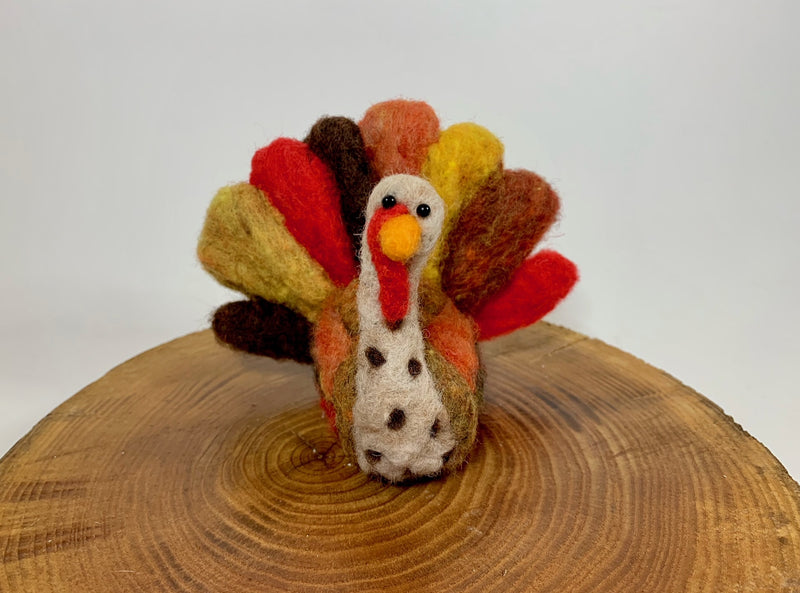 Needle Felted Turkey Workshop -  Sunday, Nov 6th