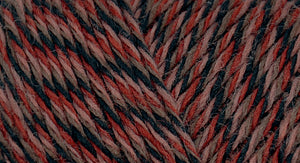 75% wool/ 25% nylon Wildfoote yarn